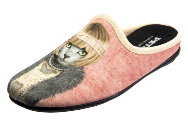 DAMEN HAUSSCHUHE AUS WEICHER STOFF  PETS ROCK DAISY 5561019 Hausschuhe Damen Pets Rock