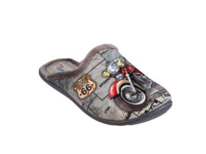 BOY MULE SLIPPER IN SOFT FLEECE 9330154 Boy Mule Slippers