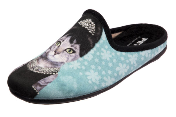 DAMEN HAUSSCHUHE AUS WEICHER STOFF  PETS ROCK BREAKFAST 5561011 Hausschuhe Damen Pets Rock