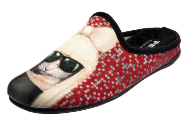 DAMEN HAUSSCHUHE AUS WEICHER STOFF  PETS ROCK GG 5561001 Hausschuhe Damen Pets Rock