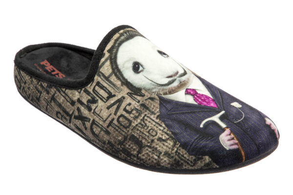 HERREN HAUSSCHUHE AUS WEICHER STOFF PETS ROCK SURREAL 5566015 Hausschuhe Herren Pets Rock