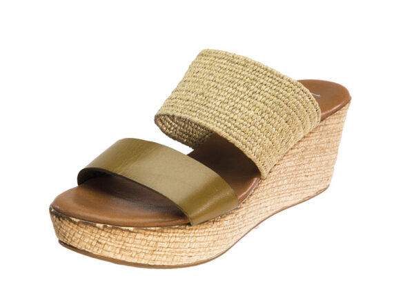 DAMEN LEDER SANDALE MIT KEIL 8453456 Sandalen Damen