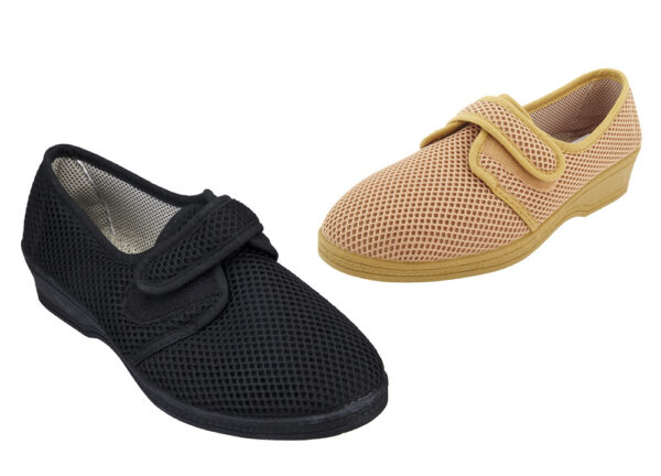 PANTOFOLA DONNA IN RETE VELCRO 5555420 Pantofole Tela Donna