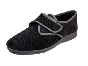 PANTOFOLA UOMO IN VELLUTO A COSTE CON VELCRO 5556435 Autunno Inverno Uomo