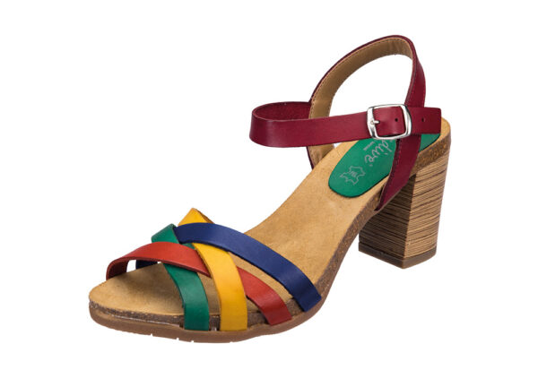 SANDALO DONNA IN PELLE 0253054 Sandali Donna