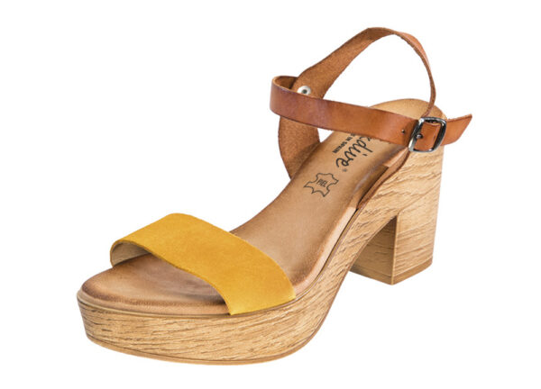 SANDALO DONNA IN PELLE 0253438 Sandali Donna