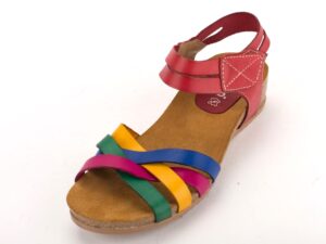 SANDALO DONNA IN PELLE 0253404 Sandali Donna