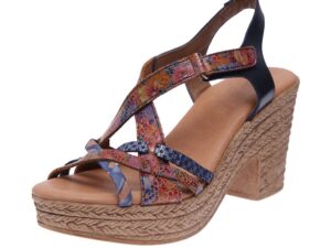 SANDALO DONNA IN PELLE 0253508 Sandali Donna