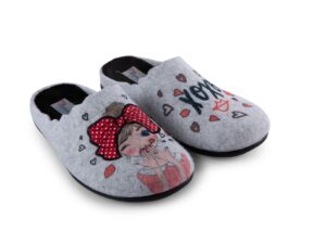 DAMEN HAUSSCHUHE AUS FELT 5553689 Hausschuhe Damen