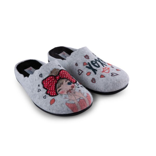 DAMEN HAUSSCHUHE AUS FELT 5553689 Hausschuhe Damen