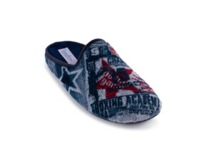 MENS MULE SLIPPER IN SOFT FLEECE 5556716 Mens Mule Slippers