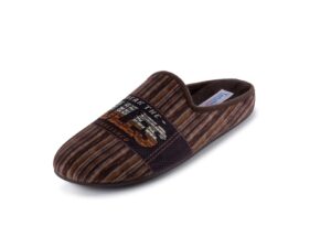 MENS MULE SLIPPER IN SOFT FLEECE 5556721 Mens Mule Slippers
