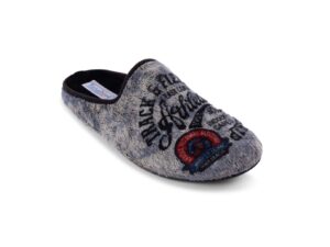 MENS MULE SLIPPER IN SOFT FLEECE 5556727 Mens Mule Slippers
