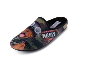 MENS MULE SLIPPER IN SOFT FLEECE 5556730 Mens Mule Slippers