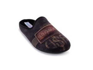 MENS MULE SLIPPER IN SOFT FLEECE 5556733 Mens Mule Slippers