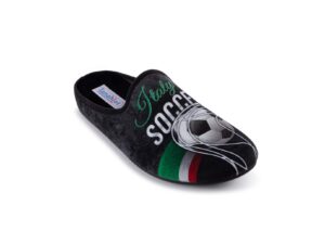 MENS MULE SLIPPER IN SOFT FLEECE 5556734 Mens Mule Slippers