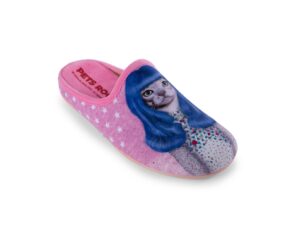 DAMEN HAUSSCHUHE AUS WEICHER STOFF  PETS ROCK GURL 5561010 Hausschuhe Damen Pets Rock