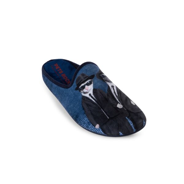 HERREN HAUSSCHUHE AUS WEICHER STOFF  PETS ROCK BROTHER 5566016 Hausschuhe Herren Pets Rock