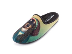 CIABATTA UOMO IN TESSUTO MORBIDO PETS ROCK REGGAE 5566018 Ciabatte Uomo Pets Rock
