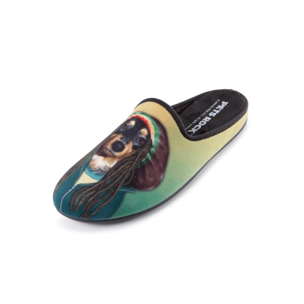 CIABATTA UOMO IN TESSUTO MORBIDO PETS ROCK REGGAE 5566018 Ciabatte Uomo Pets Rock