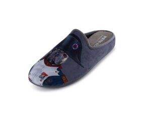 MENS MULE SLIPPER IN SOFT FLEECE PETS ROCK NAPOLEON 5566030 Pets Rock Mens Mule Slippers