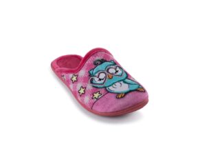 CHAUSSON FILLE EN TEXTILE CHOUETTE AVEC LUNETTES Chaussons Fille