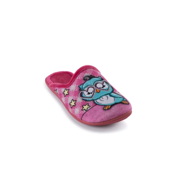 CHAUSSON FILLE EN TEXTILE CHOUETTE AVEC LUNETTES Chaussons Fille