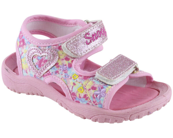 SANDALE FILLE SNOOPY EN TOILE  0614279 Sandales Snoopy
