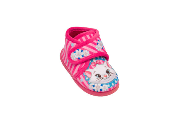 PANTOFOLA ALTA TESSUTO MORBIDO VELCRO 2530220 Ciabatte Bambina