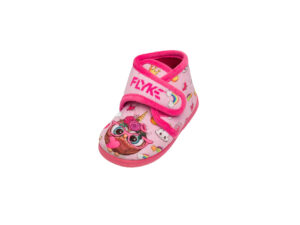 PANTOFOLA ALTA TESSUTO MORBIDO VELCRO 2530238 Ciabatte Bambina