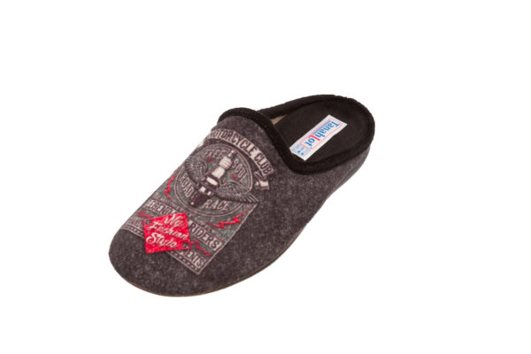 MENS MULE SLIPPER IN SOFT FLEECE 5356779 Mens Mule Slippers