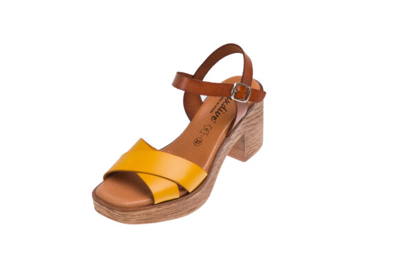 SANDALE FEMME EN CUIR 0252279 Sandales Femme