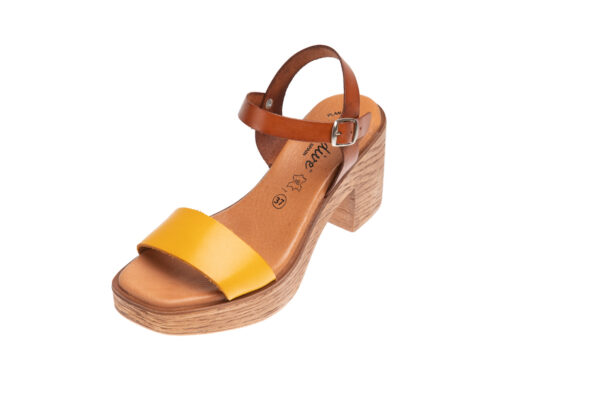 SANDALE FEMME EN CUIR 0252654 Sandales Femme