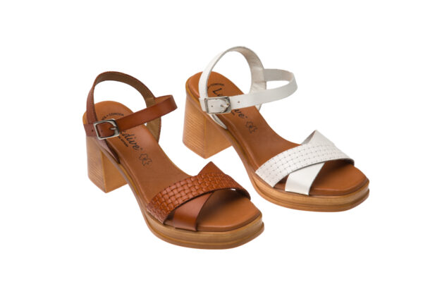 SANDALE FEMME EN CUIR 0252655 Sandales Femme