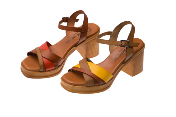SANDALE FEMME EN CUIR 0252656 Sandales Femme
