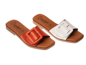 CIABATTA PELLE FIBBIA 0252692 Sandali Donna