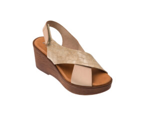 SANDALO PELLE ZEPPA INCROCIO 8452534 Sandali Donna