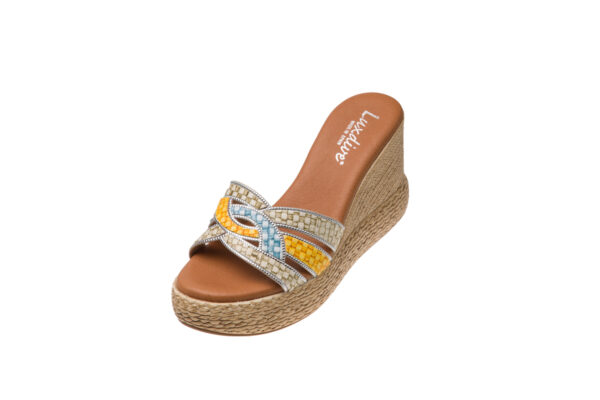 LADIES LEATHER WEDGE 8452710 Ladies Sandals