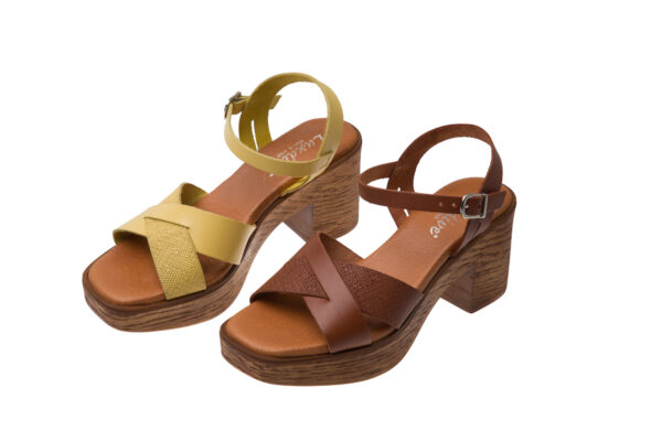 DAMEN LEDERSANDALE MIT HACKE 8452711 Sandalen Damen