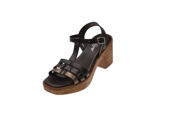 SANDALO TACCO ALTO PELLE 8452712 Sandali Donna