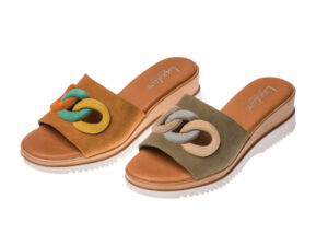 CIABATTA ZEPPA MEDIA CAMOSCIO 8452740 Sandali Donna